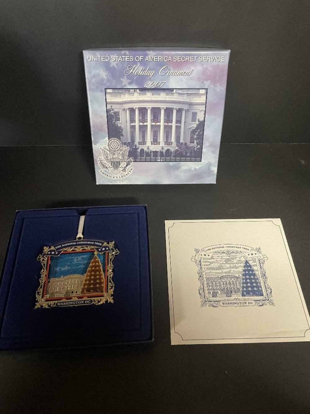 White House Secret Service Ornament - 2007 - National Christmas Tree